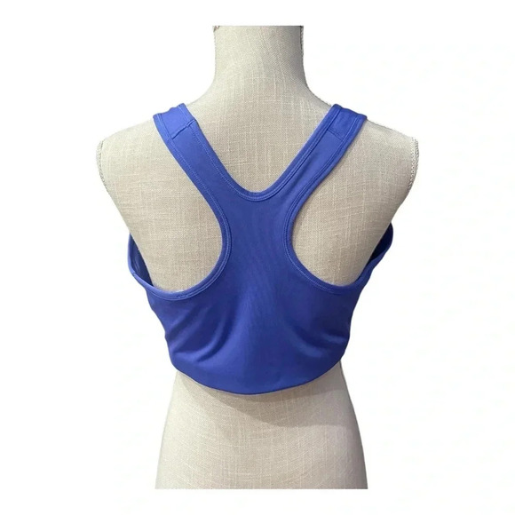 Nike Swoosh Plus Size Blue Racer Back Medium Support Sports Bra Women’s size 1XL - Picture 2 of 10